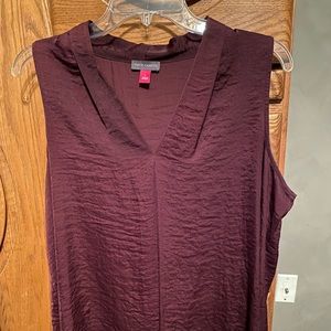 Burgundy, super soft tank top, size large, hangs nice, loose fitting